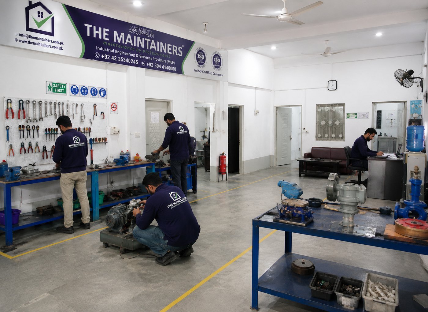 In-house mechanical workshop